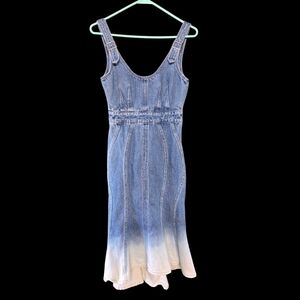 Amanda Uprichard Blue Denim Dress
